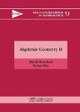 Algebraic Geometry II by David Mumford 9789380250809