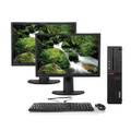 Lenovo ThinkCentre M800 Desktop - Core i7-6700, 8 GB RAM, 1TB HDD | Dual Monitor Package