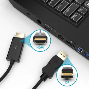 DisplayPort to HDMI Cable 1.8M