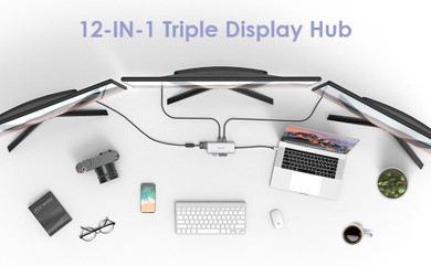 WAVLINK Triple Display 12-in-1 Dock USB-C Hub