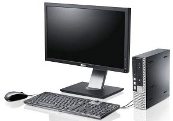 Dell Optiplex 9010 Desktop, i7-3770, 8GB Ram, 24" LCD, 1 Yr Wty