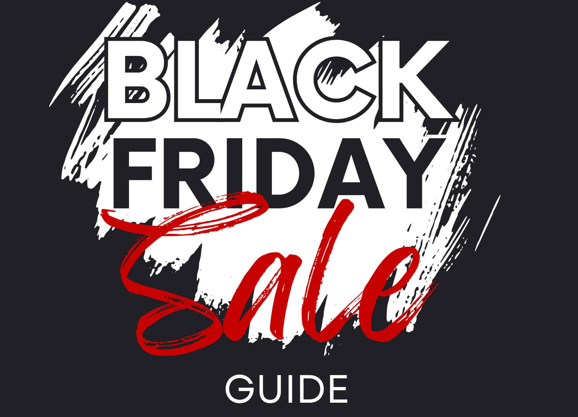 Black And White Modern Black Friday Sale Poster 