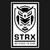STRX Black Logo Sticker