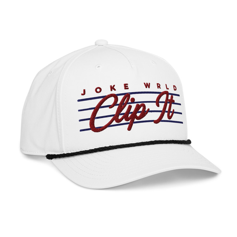 "Clip it Joke Wrld" Rope Cap