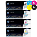HP 201A Toner Cartridges Value Pack - Includes: [2 x Black, 1 x Cyan, Magenta, Yellow]