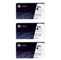 HP 26A Toner Cartridges Value Pack  - Includes: [3 x Black]