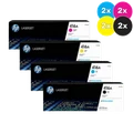 HP 416A Toner 8-Pack Value Pack (2x CMYK)