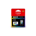 Canon CL641 Tri-Colour Ink Cartridge, genuine PIXMA product, red packaging with black and yellow details.