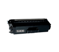 Brother TN349 Black Toner Cart, genuine Brother product, black rectangular cartridge with label and ports.