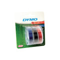 Dymo Embossing Tape 9mmx3m Trio Colours 3PK