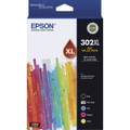 Epson 302XL 1 x Black, Photo Black, Cyan, Magenta, Yellow Ink Cartridge (Original) Epson 302XL 1 x Black, Photo Black, Cyan, Magenta, Yellow Ink Cartridge (Original)
