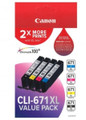 Canon CLI671XL Value Pack Canon CLI671XL Value Pack