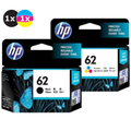 HP 62 Black and Colour Ink Cartridge Combo Pack HP 62 Black and Colour Ink Cartridge Combo Pack