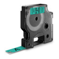 Dymo D1 Black on Green 12mmx7m Tape Dymo D1 Black on Green 12mmx7m Tape