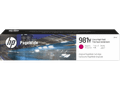 Genuine HP 981Y Magenta Pagewide Ink Cartridge, HP brand, magenta color, original packaging.