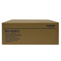 Brother BU320CL Belt Unit cardboard box packaging for 50,000 page yield printer supplies, brown color. Brother BU320CL Belt Unit cardboard box packaging for 50,000 page yield printer supplies, brown color.