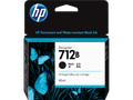 Genuine HP 712 Black DesignJet Ink Cartridge 80ml