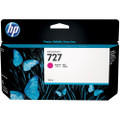 Genuine HP DesignJet 727 Magenta Ink Cartridge, 130ml, HP branding, in original packaging with butterflies.