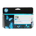 HP Genuine #738 Cyan Ink Cartridge - 130ml High Yield HP Genuine #738 Cyan Ink Cartridge - 130ml High Yield