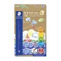 Staedtler Jumbo 12-Sided Blue Pencils Pack of 12 Genuine
