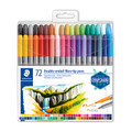Staedtler Dual-Tip Fibre Pens - 72 Assorted Colors Staedtler Dual-Tip Fibre Pens - 72 Assorted Colors