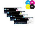 HP 218X Toner Cartridge Bundle Pack [2x Black, 1x Cyan, Magenta, Yellow] (W2180X)