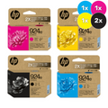 HP 924e Printer Cartridge Bundle - [1 x Cyan, Magenta, Yellow, 2 x Black]