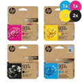 HP 937e Printer Cartridge Bundle - [1 x Cyan, Magenta, Yellow, 2 x Black]