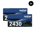Brother TN-2430 Black Toner Cartridge Multipack (2 Pack) Brother TN-2430 Black Toner Cartridge Multipack (2 Pack)