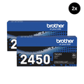 Brother TN-2450 Black Toner Cartridge Multipack (2 Pack) Brother TN-2450 Black Toner Cartridge Multipack (2 Pack)