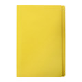 Marbig Manilla Foolscap folder, yellow, pack of 20, genuine product, folded edge visible, plain front.