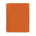 Marbig Clearview Refillablelable Display Book 20Pockets Translucent Orange Marbig Clearview Refillablelable Display Book 20Pockets Translucent Orange