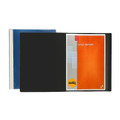 Marbig Clearview Display Book, 50 pockets, genuine bulk, black, with sales report cover, Marbig branding visible.