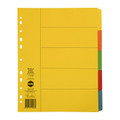 Marbig Indices & Dividers 5 Tab Manillala A4 Extra Wide Marbig Indices & Dividers 5 Tab Manillala A4 Extra Wide