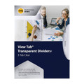 Marbig Pro Indices & Dividers 5 Tab Polyethylene A4 Clear Marbig Pro Indices & Dividers 5 Tab Polyethylene A4 Clear