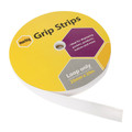 Marbig Grip Spots Loop 25mm x 25m Bulk Genuine Roll white adhesive strips on yellow packaging.
