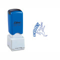 Staedtler Merit Stamp Kangaroo Blue Genuine Excellent stamp with white base and blue ink pad
