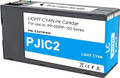 Epson PJIC2 Light Cyan Ink Cartridge, blue and white packaging with label and logo visible. Epson PJIC2 Light Cyan Ink Cartridge, blue and white packaging with label and logo visible.