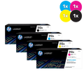 HP 212X & 212A Toner Cartridge Bundle - High Yield Black + Standard Colour Pack HP 212X & 212A Toner Cartridge Bundle - High Yield Black + Standard Colour Pack