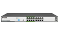 D-Link 18-Port Gigabit PoE Switch with 16 PoE+ Ports and 2 SFP Uplinks D-Link 18-Port Gigabit PoE Switch with 16 PoE+ Ports and 2 SFP Uplinks