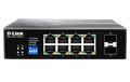D-Link 10-Port Gigabit Industrial PoE+ Switch with 8 PoE ports & 2 SFP ports D-Link 10-Port Gigabit Industrial PoE+ Switch with 8 PoE ports & 2 SFP ports