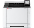 Kyocera PA2600CX Clr Laser printer, white and black, with small LCD screen and red logo.