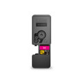 Kyocera TK5494 Magenta Toner cartridge with pink label and black base, gears visible on top.