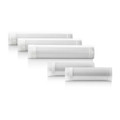 FoodSaver vacuum sealer rolls, 11''R Pk3 and 8''R Pk5, assorted white rolls on white background.