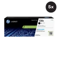 HP 138X Black Toner Cartridge - Five Pack