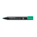 Staedtler Lumo Permanent Marker Bullet Green Box of 10