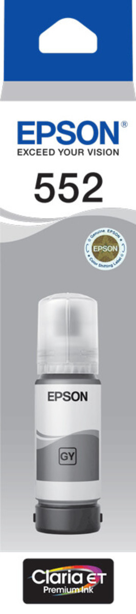 Epson T552 Claria 70ml Pigment Grey Ink | CartridgesDirect