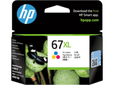 Genuine HP 67XL Tri-Colour Ink Cartridge