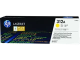 HP 312A Yellow Toner Cartridge, original LaserJet printer cartridge, yellow color, by HP.