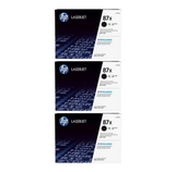 HP 87x Toner Cartridges Value Pack - Includes: [3 x Black]